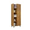 Hexa Engineered Wood Bookshelf Multipurpose Storage Rack in Giant Wood