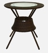 Ballarat  Wicker Table And Chair Set In  Brown Dual Tone Finish