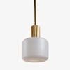Glided Hanging Lamp in Gold Finish