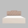 Prajna Engineered Wood Queen  Size Bed With Hydraulic Storage (Melamine Finish, White Colour)