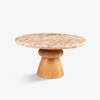 Saanra Solid Wood Coffee Table Set of Three in Brown Colour