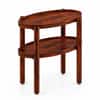 Pearl Sheesham Wood Side Table in Honey Oak Finish