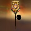 Devansh Metal Electric Wall Light in Black Colour with Multi Shade Count of 1 Light