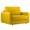 Flycon Pull Out Sofa cum Bed in Yellow Colour