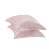 Stoa Paris Satin Pillow Covers,  Premium Plain Pillow Cover Set of 2, 68L x 45W cms - Blushing Pink