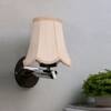 Devansh Metal Electric Wall Light in Gold Colour with Multicolor Shade Count of 1 Light