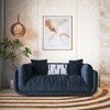 Ezra 2 Seater Sofa in Sapphire Colour