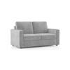Apollo Compact High Back 2 Seater Fabric Sofa in Granite Weave Colour