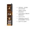 Hexa Red Wooden 2 Door Wardrobe with Hanging Space in Giant Wood and Slate Grey Colour