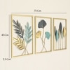 Shack Abstract Metal Wall Decor in Multicolor Set of 3