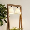 Francis Beige Jute Floor Lamp with Beige Jute Base