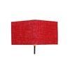 Earvin Maroon Cotton Shade Floor Lamp