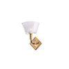 Carbon Loft Brass Luxur Cut Glass Wall Light