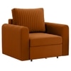 Melano  Pull Out Sofa cum Bed  in Orange Colour