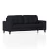 Verona Premium 3 Seater Fabric Sofa in Deep blue velvet Colour