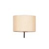 Emme White Cotton Shade Floor Lamp