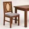 Globally Indian Bastien Solid Sheesham Wood 6 Seater Dining Table Set 6 Chairs Grey
