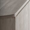 Glasgow Solid Mango Wood Sideboard with 4 Door in White Wash Finish