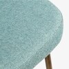 New Yoho Stainless Steel Dining Chair in Blue Colour