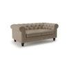 Winchester 2 Seater Leather Sofa in Cappuccino Colour