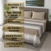 Zoro Multicolor Geometric 400 TC Cotton Flat Super King Size Bedsheet with 2 Pillow Covers – Threads