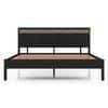 Gaku Solid Wood Queen Size Bed In Semi Gloss Finish