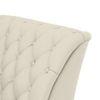 Weston 1 Seater Half Leather Sofa In Creme Fraiche Italian Leather