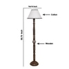 Devansh Wooden Floor Lamp