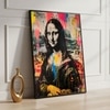The Castle Decor Classic Portrait Graffiti Wall Art Framed Painting 20x30 Inch