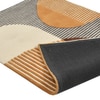 Presto Gold Geometric Hand Tufted Wool Carpet 5X7 Feet