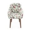 Rochelle Lounge Chair in Clara Velvet Colour