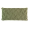Rio Avocado Cotton Knitted Cushion Cover 12X20 Inches