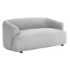 Morgen Boucle Fabric 2 Seater Sofa In Grey