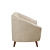 Nilo Velvet 2 Seater Sofa  in Cream Colour