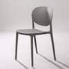Kepler Brooks Serena Cafeteria Dining Chair in Grey Colour