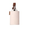 Devansh Solid Wood Electric Wall Light in Brown Colour with White Shade Count of 1 Light