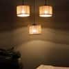 Devansh Solid Wood Electric Wall Light in Brown Colour with Multi Shade Count of 1 Light