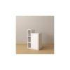 Kairi Engineered Wood Bedside Table in White Finish