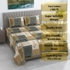 Aira Multicolor Floral 400 TC Cotton Flat Super King Size Bedsheet with 2 Pillow Covers – Threads