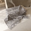 Jaipur Rugs Soft Striped Wool Dhurrie Rug Brown 6x8 ft