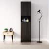 Hexa Red Wooden 2 Door Wardrobe with Hanging Space in Flower Wenge Colour