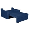 Step  Pull Out Sofa cum Bed  in Navy Blue Colour