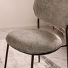 Zyntriq Fabric Dining Chair in Beige Colour