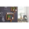 WOODENMOOD Rectangular Wall Rack