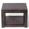 Lisbon Sheesham Wood Tea Table In Mahogany Finish