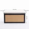 Canora Solid Mango Wood Storage Trunk Black