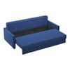 Alta 3 Seater Fold Out Sofa Cum Bed In Navy Bue Colour