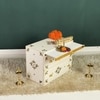 D'Dass Multi Color Mdf and Sheesham Wooden Temple With Cabinet For Pooja
