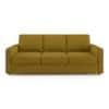 Apollo 3 Seater Fabric Sofa in Olive Green Colour
