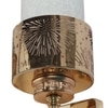Eliante Modern Wall Lights Mild Steel & Glass Material Gold & White Finish